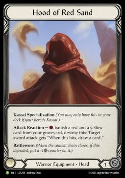 Hood of Red Sands (Rainbow Foil)