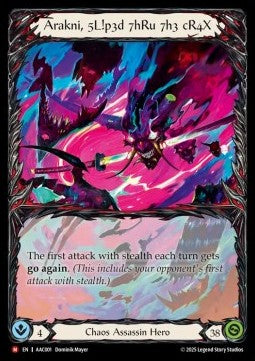Arakni, Slipped Through The Cracks (Regular)