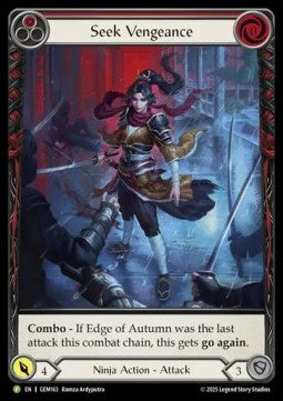 Seek Vengeance (Red) (Extended Art Regular)