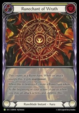 Runechant of Wrath (Extended Art Rainbow Foil)