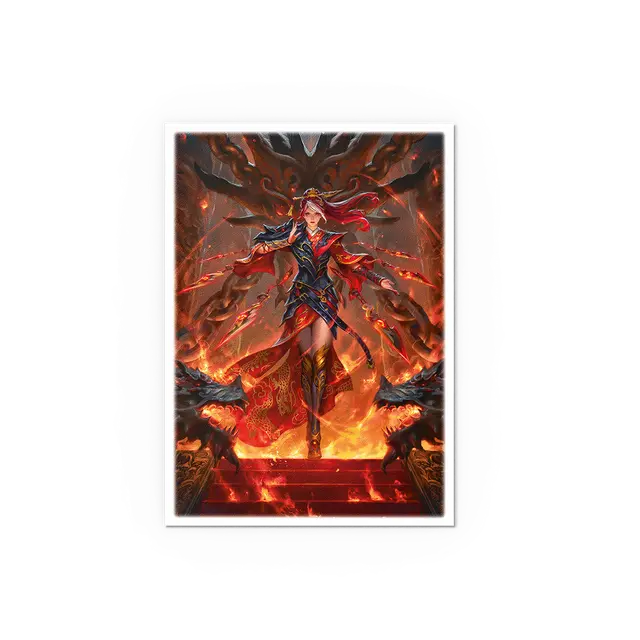 Dragon Shield - Matte Standard Size Sleeves 100pk - Flesh & Blood Cindra