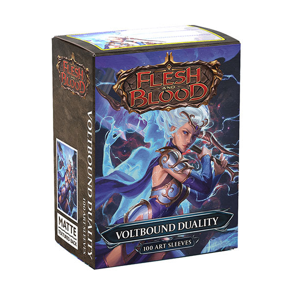 Dragon Shield - Matte Standard Size Sleeves 100pk - Flesh & Blood Voltbound Duality