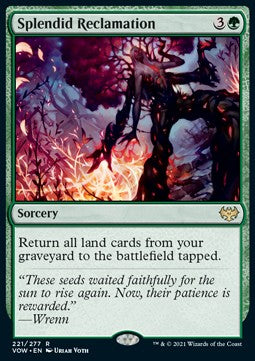 Splendid Reclamation - Innistrad: Crimson Vow (Rare) [VOW-221]