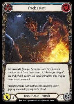 Pack Hunt (Blue) (Rainbow Foil) - Welcome to Rathe - Unlimited (Common) [WTR-U-WTR025]