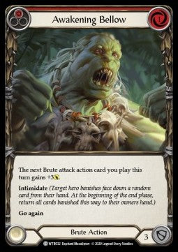 Awakening Bellow (Red) (Rainbow Foil) - Welcome to Rathe - Unlimited (Common) [WTR-U-WTR032]
