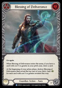 Blessing of Deliverance (Blue) (Normal) - Welcome to Rathe - Unlimited (Rare) [WTR-U-WTR056]