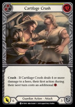 Cartilage Crush (Yellow) (Rainbow Foil) - Welcome to Rathe - Unlimited (Common) [WTR-U-WTR061]