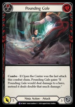 Pounding Gale (Rainbow Foil) - Welcome to Rathe - Unlimited (Super Rare) [WTR-U-WTR085]