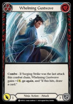 Whelming Gustwave (Blue) (Rainbow Foil) - Welcome to Rathe - Unlimited (Common) [WTR-U-WTR112]