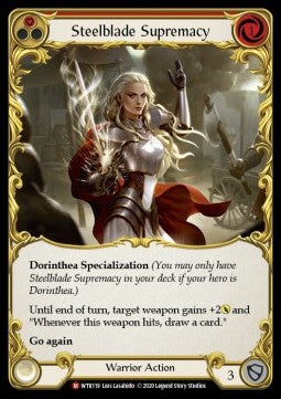 Steelblade Supremacy (Rainbow Foil) - Welcome to Rathe - Unlimited (Majestic) [WTR-U-WTR119]