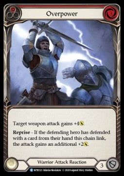Overpower (Red) (Normal) - Welcome to Rathe - Unlimited (Rare) [WTR-U-WTR123]