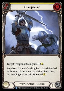 Overpower (Yellow) (Normal) - Welcome to Rathe - Unlimited (Rare) [WTR-U-WTR124]