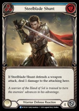Steelblade Shunt (Blue) (Normal) - Welcome to Rathe - Unlimited (Rare) [WTR-U-WTR128]