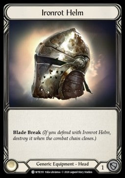 Ironrot Helm (Rainbow Foil) - Welcome to Rathe - Unlimited (Common) [WTR-U-WTR155]