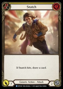 Snatch (Yellow) (Rainbow Foil) - Welcome to Rathe - Unlimited (Rare) [WTR-U-WTR168]