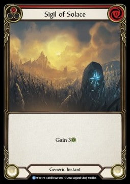 Sigil of Solace (Red) (Rainbow Foil)