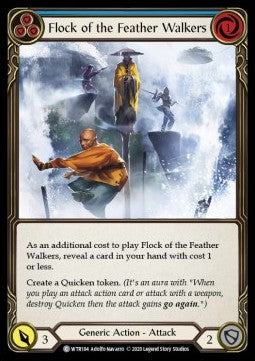 Flock of the Feather Walkers (Blue) (Rainbow Foil) - Welcome to Rathe - Unlimited (Common) [WTR-U-WTR184]