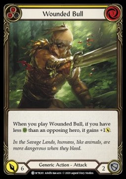 Wounded Bull (Yellow) (Normal) - Welcome to Rathe - Unlimited (Common) [WTR-U-WTR201]