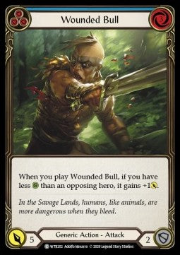 Wounded Bull (Blue) (Normal) - Welcome to Rathe - Unlimited (Common) [WTR-U-WTR202]