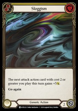 Sloggism (Yellow) (Rainbow Foil) - Welcome to Rathe - Unlimited (Common) [WTR-U-WTR222]