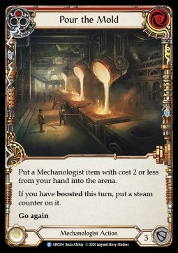 Pour the Mold (Red) (Rainbow Foil) - Arcane Rising - Unlimited (Rare) [ARC-U-ARC014]