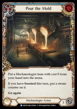 Pour the Mold (Blue) (Rainbow Foil) - Arcane Rising - Unlimited (Rare) [ARC-U-ARC016]