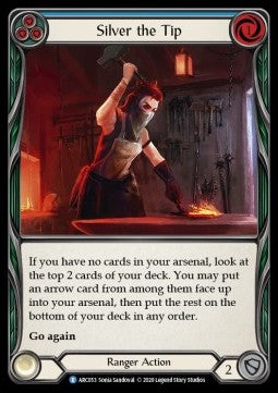 Silver the Tip (Blue) (Rainbow Foil) - Arcane Rising - Unlimited (Rare) [ARC-U-ARC053]