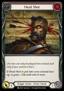 Head Shot (Red) (Normal) - Arcane Rising - Unlimited (Common) [ARC-U-ARC057]