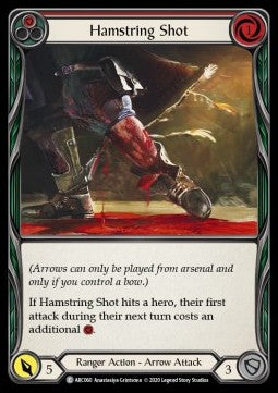 Hamstring Shot (Red) (Rainbow Foil) - Arcane Rising - Unlimited (Common) [ARC-U-ARC060]