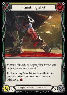 Hamstring Shot (Yellow) (Rainbow Foil) - Arcane Rising - Unlimited (Common) [ARC-U-ARC061]