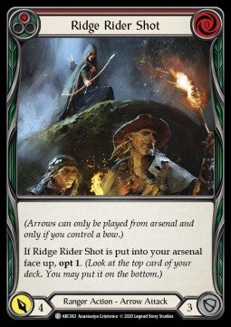 Ridge Rider Shot (Red) (Normal) - Arcane Rising - Unlimited (Common) [ARC-U-ARC063]