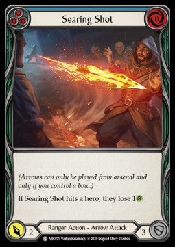 Searing Shot (Blue) (Normal) - Arcane Rising - Unlimited (Common) [ARC-U-ARC071]