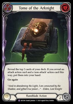 Tome of the Arknight (Normal) - Arcane Rising - Unlimited (Super Rare) [ARC-U-ARC084]