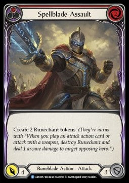 Spellblade Assault (Red) (Normal) - Arcane Rising - Unlimited (Rare) [ARC-U-ARC085]