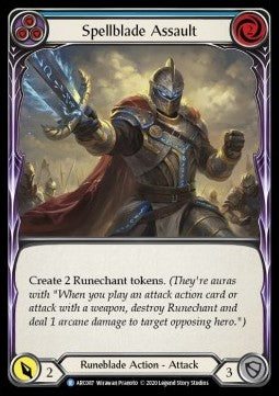 Spellblade Assault (Blue) (Normal) - Arcane Rising - Unlimited (Rare) [ARC-U-ARC087]