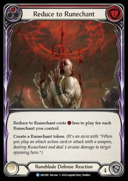 Reduce to Runechant (Red) (Normal) - Arcane Rising - Unlimited (Rare) [ARC-U-ARC088]
