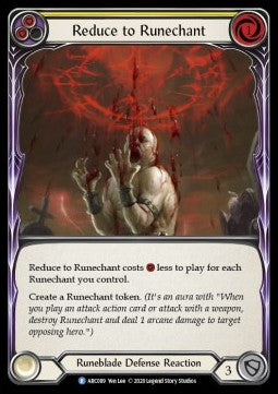 Reduce to Runechant (Yellow) (Normal) - Arcane Rising - Unlimited (Rare) [ARC-U-ARC089]