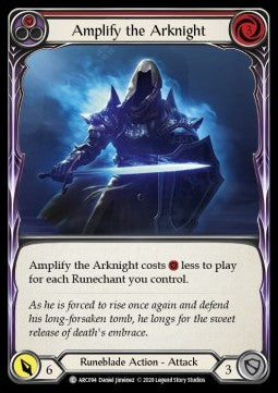 Amplify the Arknight (Red) (Rainbow Foil) - Arcane Rising - Unlimited (Common) [ARC-U-ARC094]