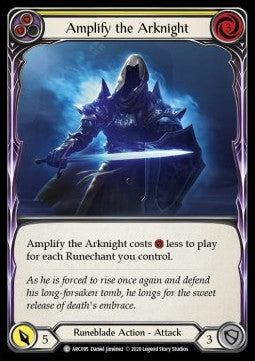 Amplify the Arknight (Yellow) (Normal) - Arcane Rising - Unlimited (Common) [ARC-U-ARC095]