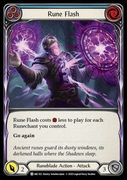 Rune Flash (Blue) (Normal) - Arcane Rising - Unlimited (Common) [ARC-U-ARC102]