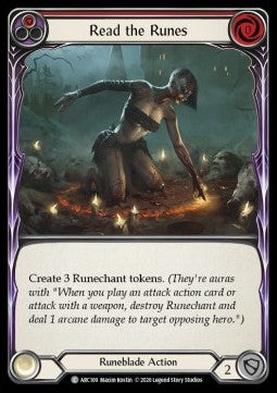Read the Runes (Red) (Normal) - Arcane Rising - Unlimited (Common) [ARC-U-ARC109]
