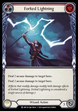 Forked Lightning (Normal) - Arcane Rising - Unlimited (Super Rare) [ARC-U-ARC120]