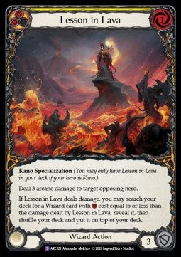 Lesson in Lava (Normal) - Arcane Rising - Unlimited (Super Rare) [ARC-U-ARC121]