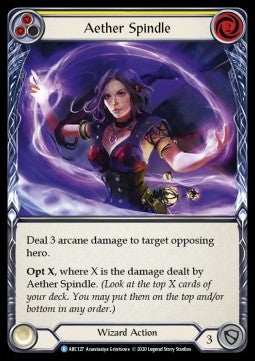 Aether Spindle (Yellow) (Normal) - Arcane Rising - Unlimited (Rare) [ARC-U-ARC127]