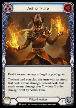 Aether Flare (Blue) (Rainbow Foil) - Arcane Rising - Unlimited (Common) [ARC-U-ARC134]