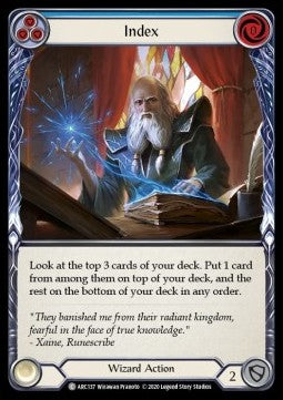 Index (Blue) (Normal) - Arcane Rising - Unlimited (Common) [ARC-U-ARC137]