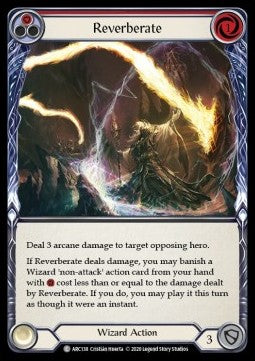Reverberate (Red) (Rainbow Foil) - Arcane Rising - Unlimited (Common) [ARC-U-ARC138]