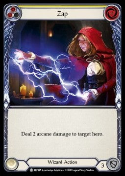 Zap (Yellow) (Rainbow Foil) - Arcane Rising - Unlimited (Common) [ARC-U-ARC145]