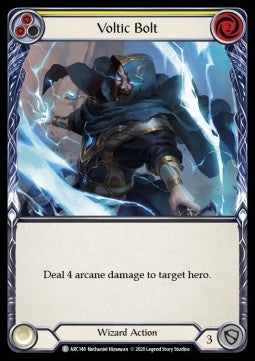 Voltic Bolt (Yellow) (Rainbow Foil) - Arcane Rising - Unlimited (Common) [ARC-U-ARC148]