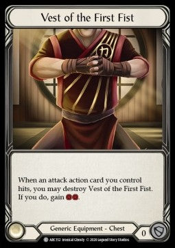Vest of the First Fist (Normal) - Arcane Rising - Unlimited (Common) [ARC-U-ARC152]
